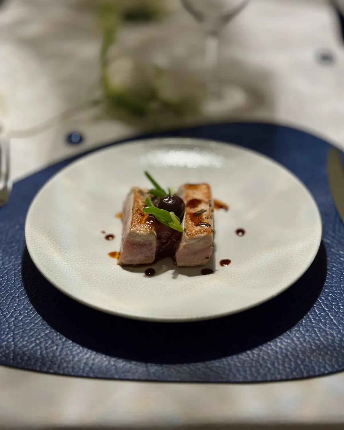 A plated dish by One Planet’s chef